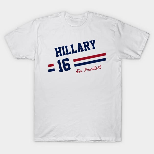 Hillary Clinton 2016 T-Shirt by ESDesign